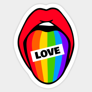 Aaaaaahhhh Love Everyone Sticker